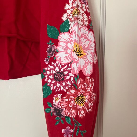 H&M Red Cropped Long Sleeve - Picture 4 of 5